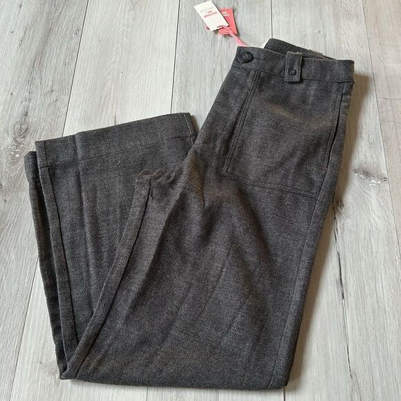 WHITE STUFF BELLE TWEEDY WIDE LEG TROUSER
IN GREY MULTI SIZE 10 NWT - Picture 8 of 11